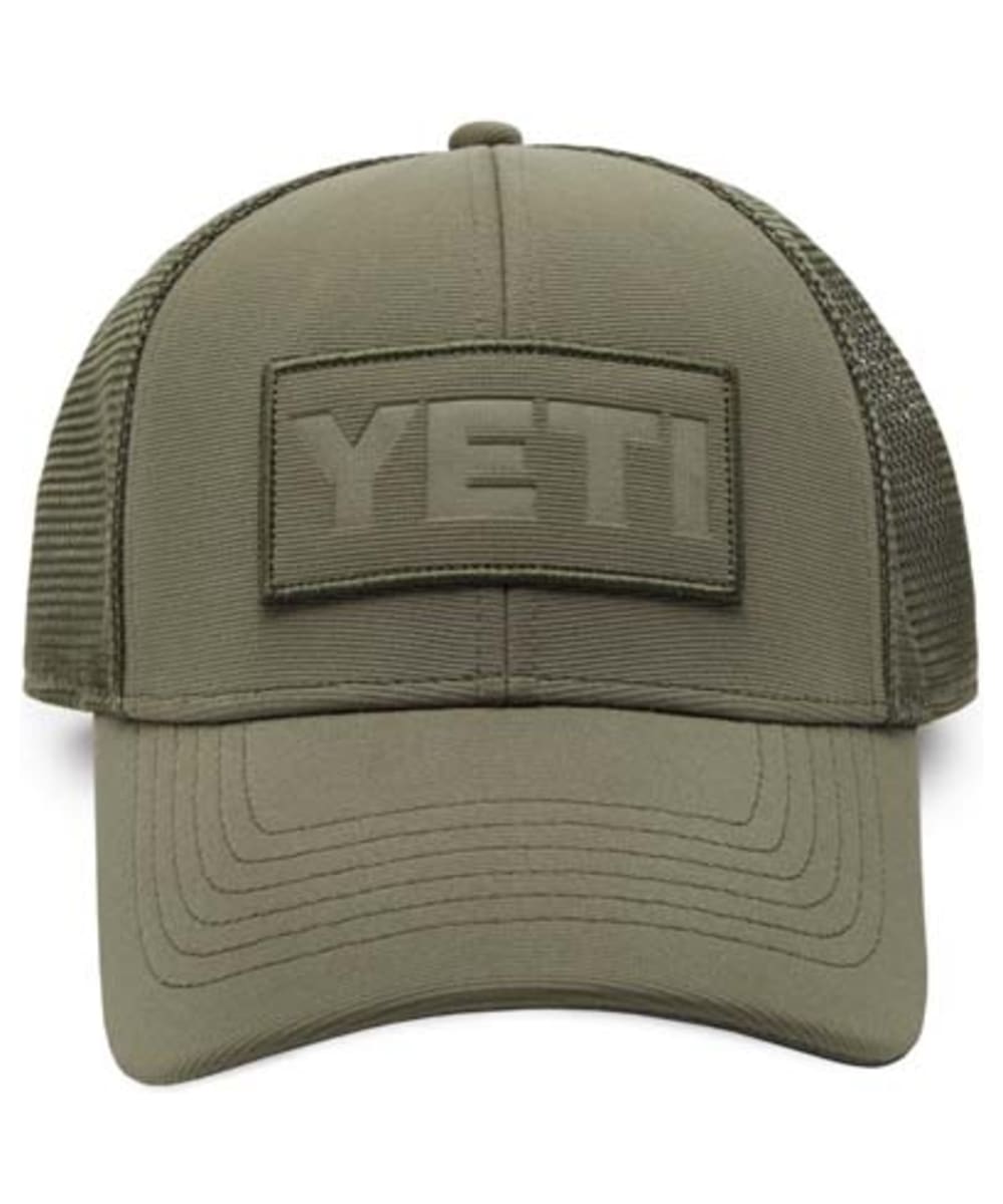 View YETI Patch on Patch Adjustable Trucker Hat Olive One size information