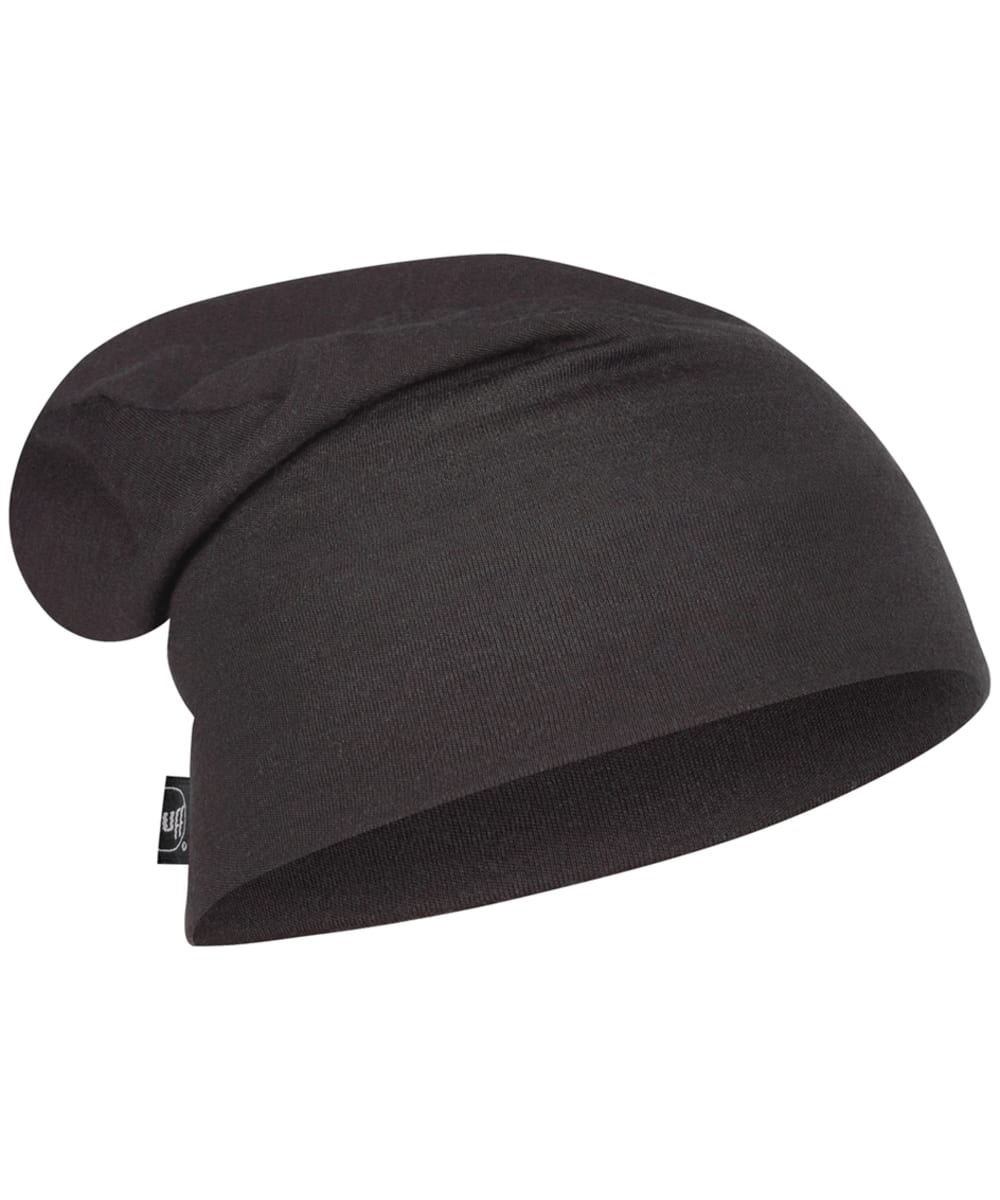 View Buff Merino Heavyweight Beanie Hat Black One size information