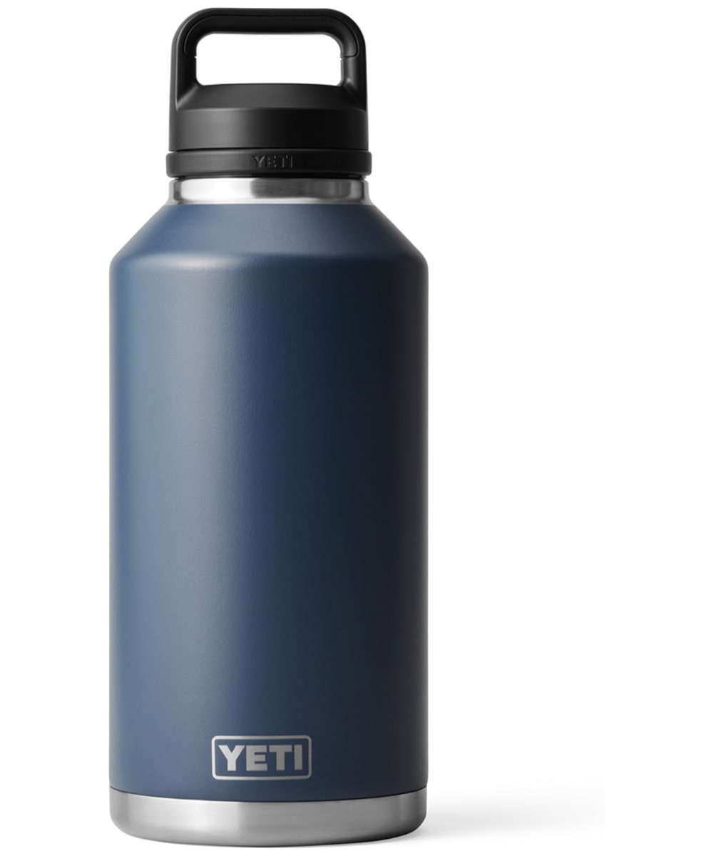 View YETI Rambler 64oz Stainless Steel Vacuum Insulated Leakproof Chug Cap Bottle Navy UK 19l information