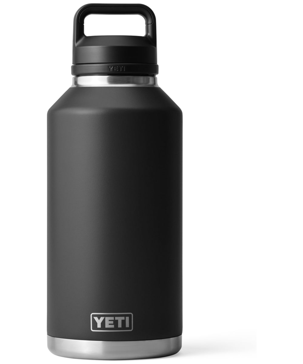 View YETI Rambler 64oz Stainless Steel Vacuum Insulated Leakproof Chug Cap Bottle Black UK 19l information