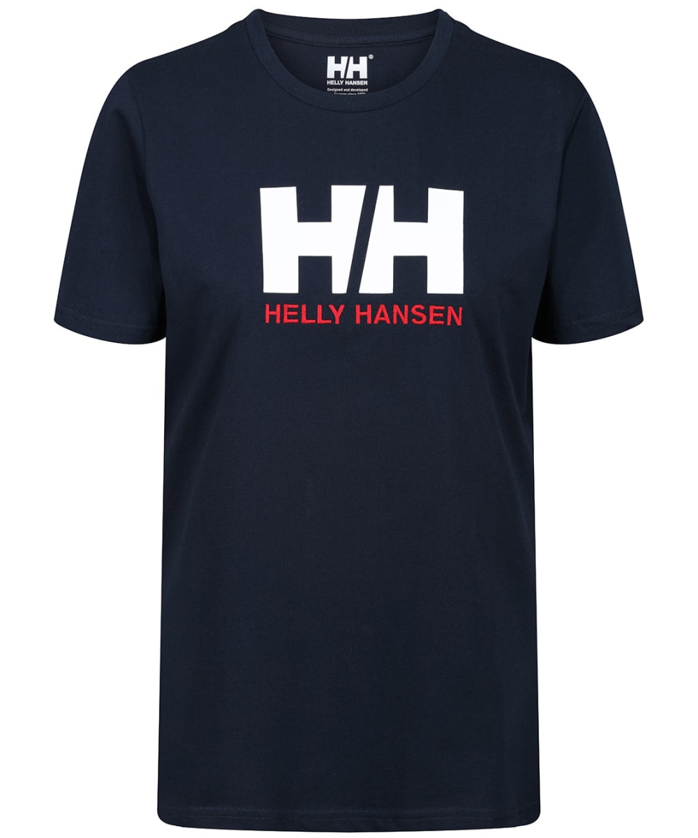 View Womens Helly Hansen Logo Organic Cotton Short Sleeved TShirt Navy L information