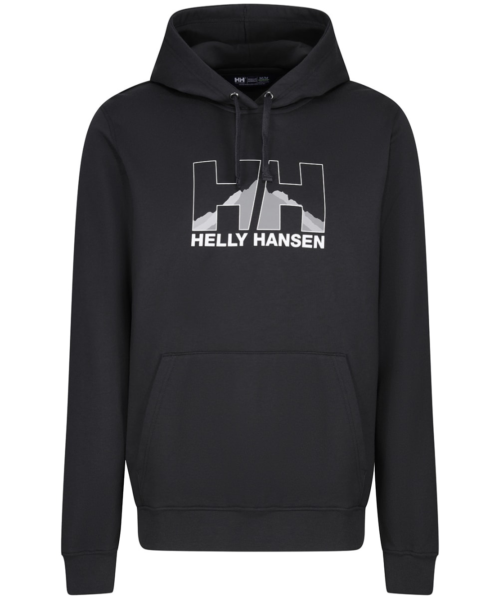 View Mens Helly Hansen Nord Graphic Pull Over Hoodie Ebony L information