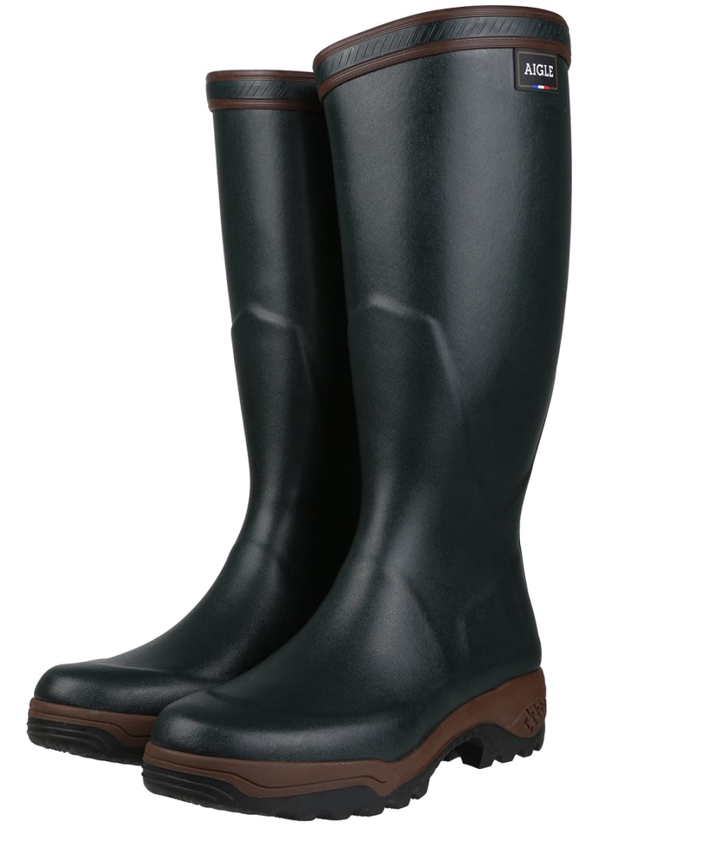 View Aigle Parcours 2 Cambrelle Lined Tall Wellington Boots Bronze UK 65 information