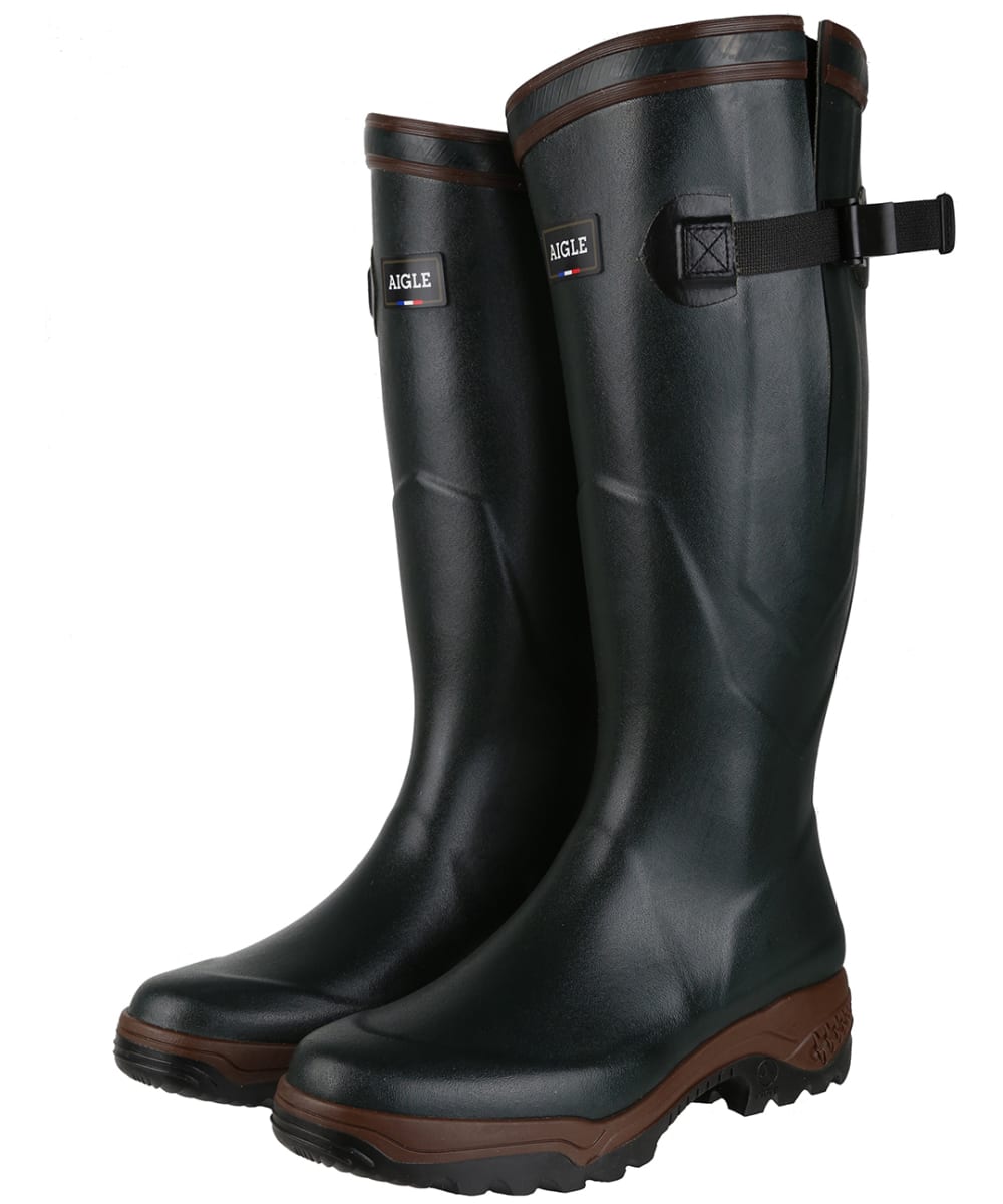 View Aigle Parcours 2 Vario Adjustable Fit Tall Wellington Boots Bronze UK 35 information