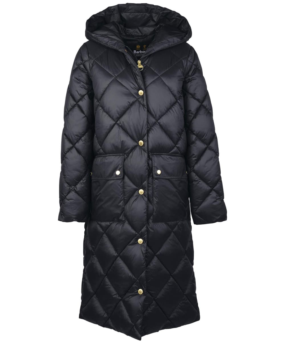 Womens black barbour quilted jacket hotsell