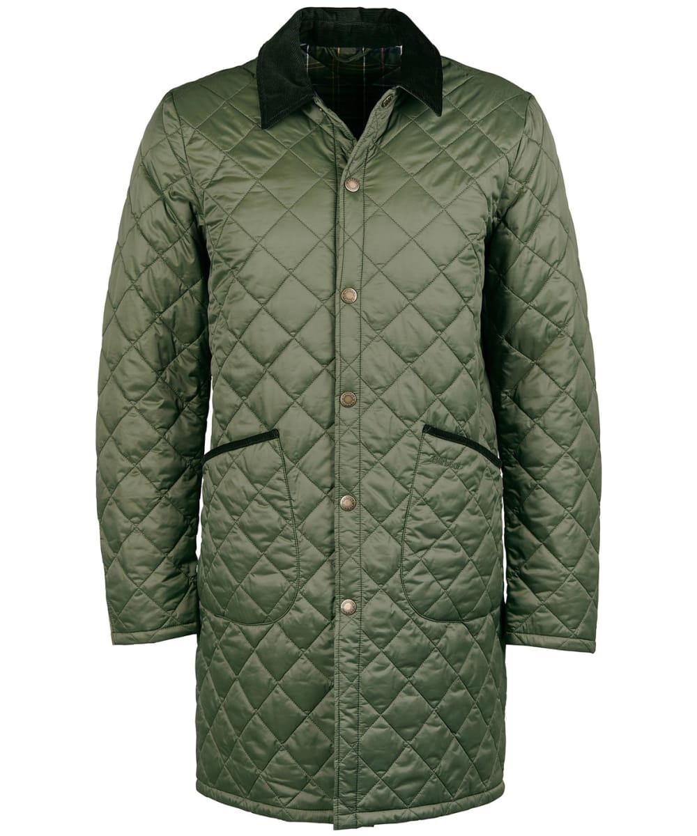 Barbour long coat mens discount