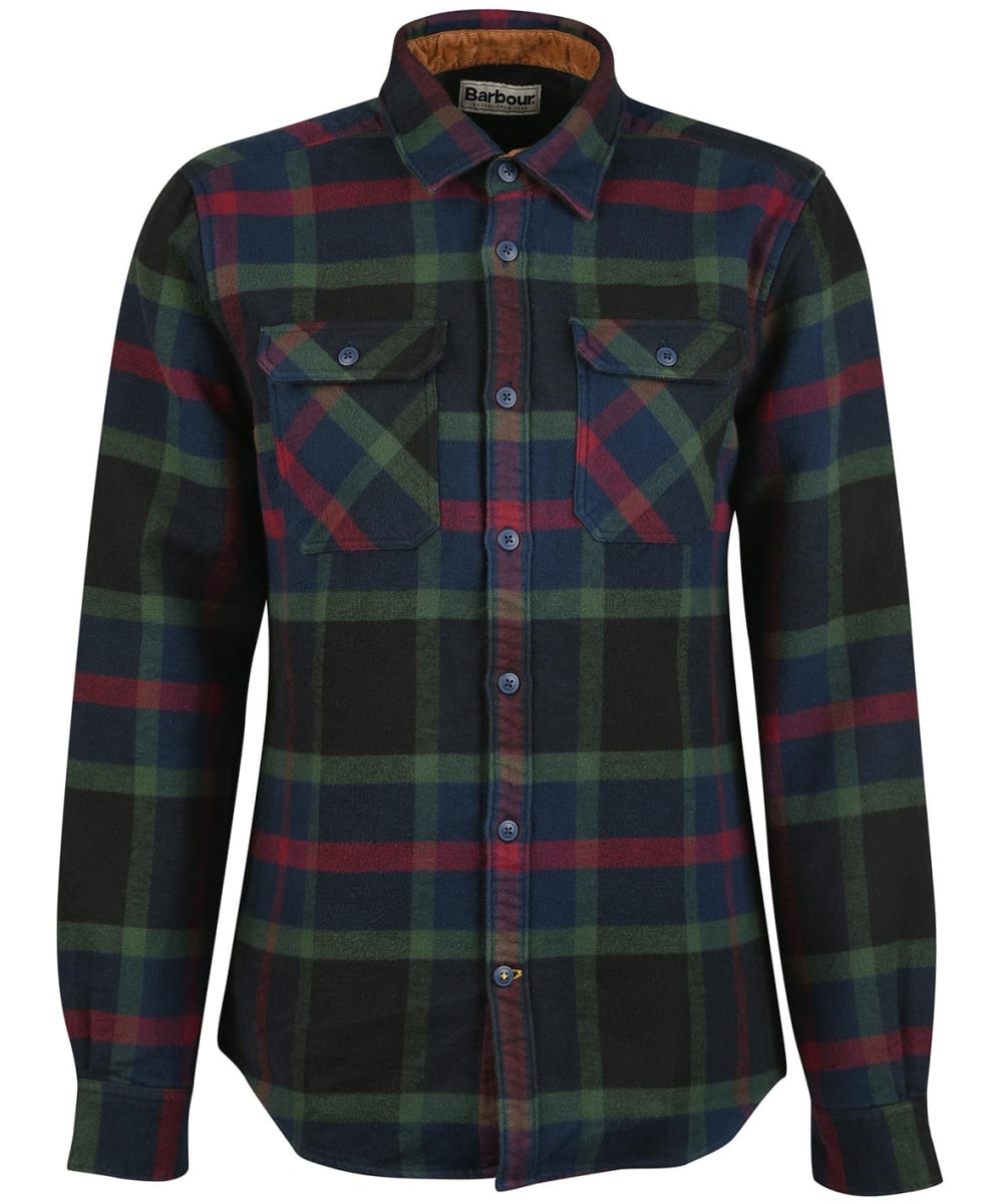 View Mens Barbour Rhobell Tailored Shirt Navy UK S information