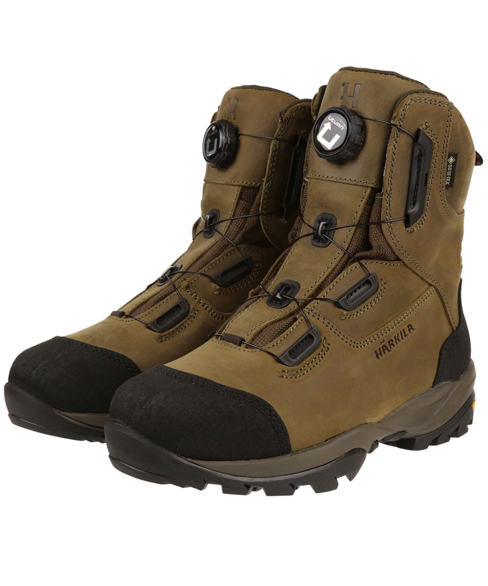 View Härkila Reidmar Mid 20 Waterproof Leather Boots Willow Green UK 9 information