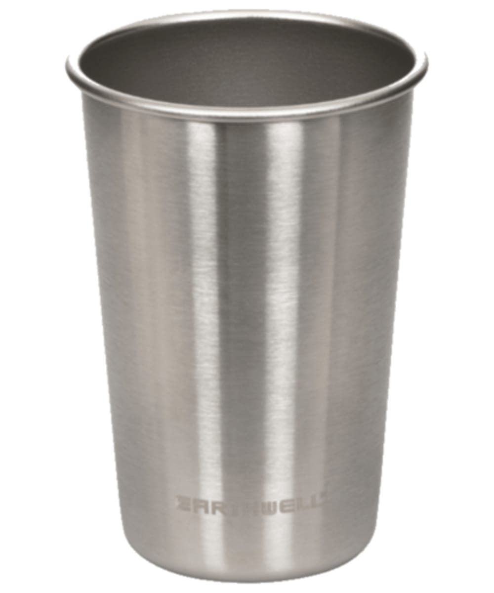 View Earthwell 16oz Stainless Steel Drinks Cup Raw Steel One size information