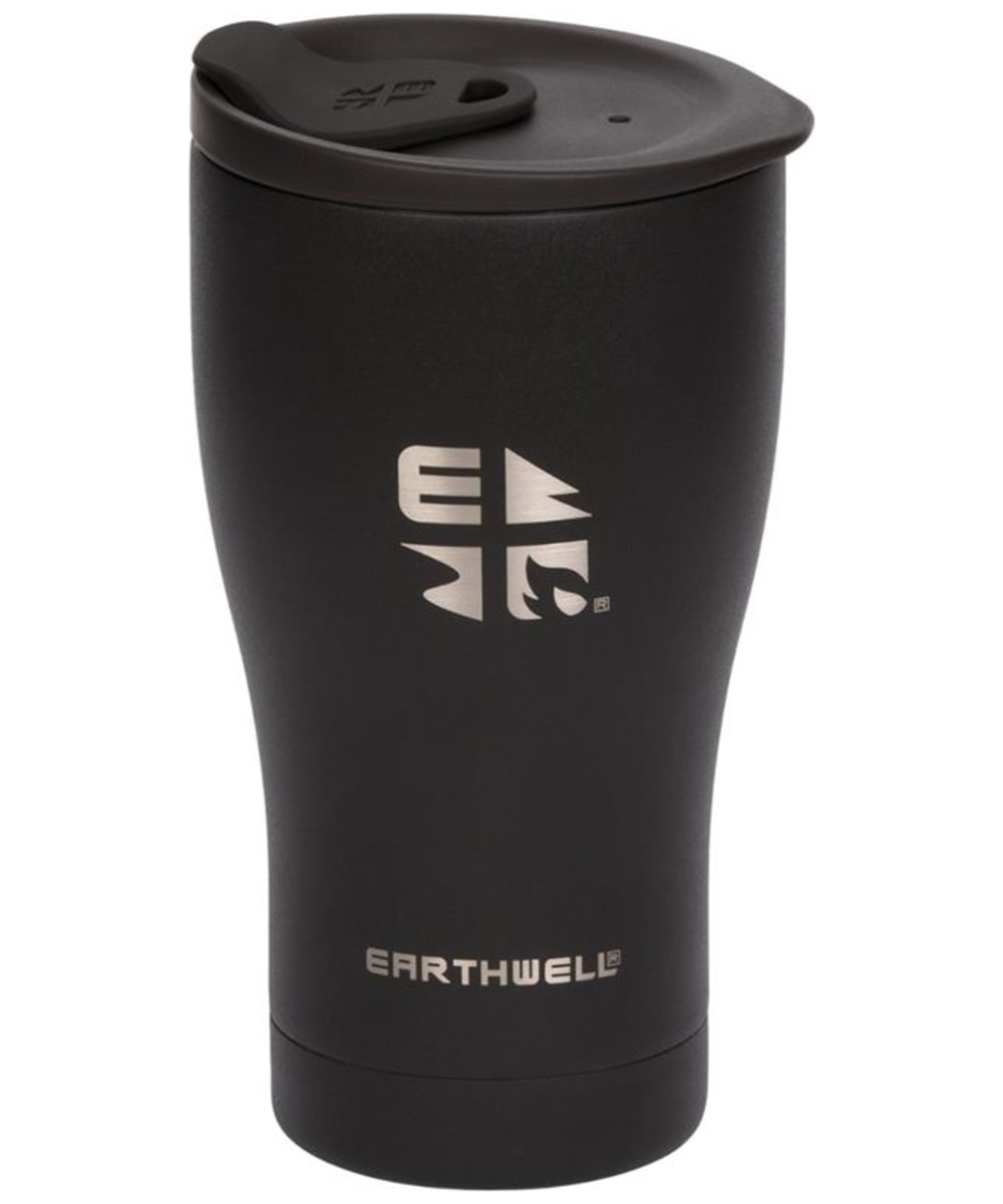 View Earthwell 16oz Early Riser Stainless Steel Drinks Tumbler With Lid Volcanic Black One size information