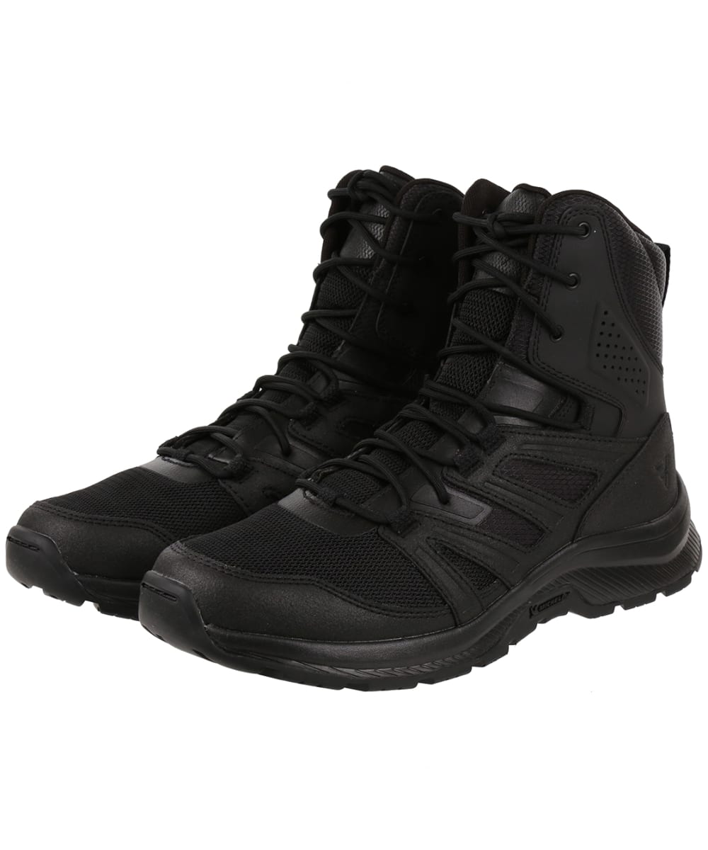 View Mens Bates Rallyforce Mid Height Side Zip Boots Black UK 9 information