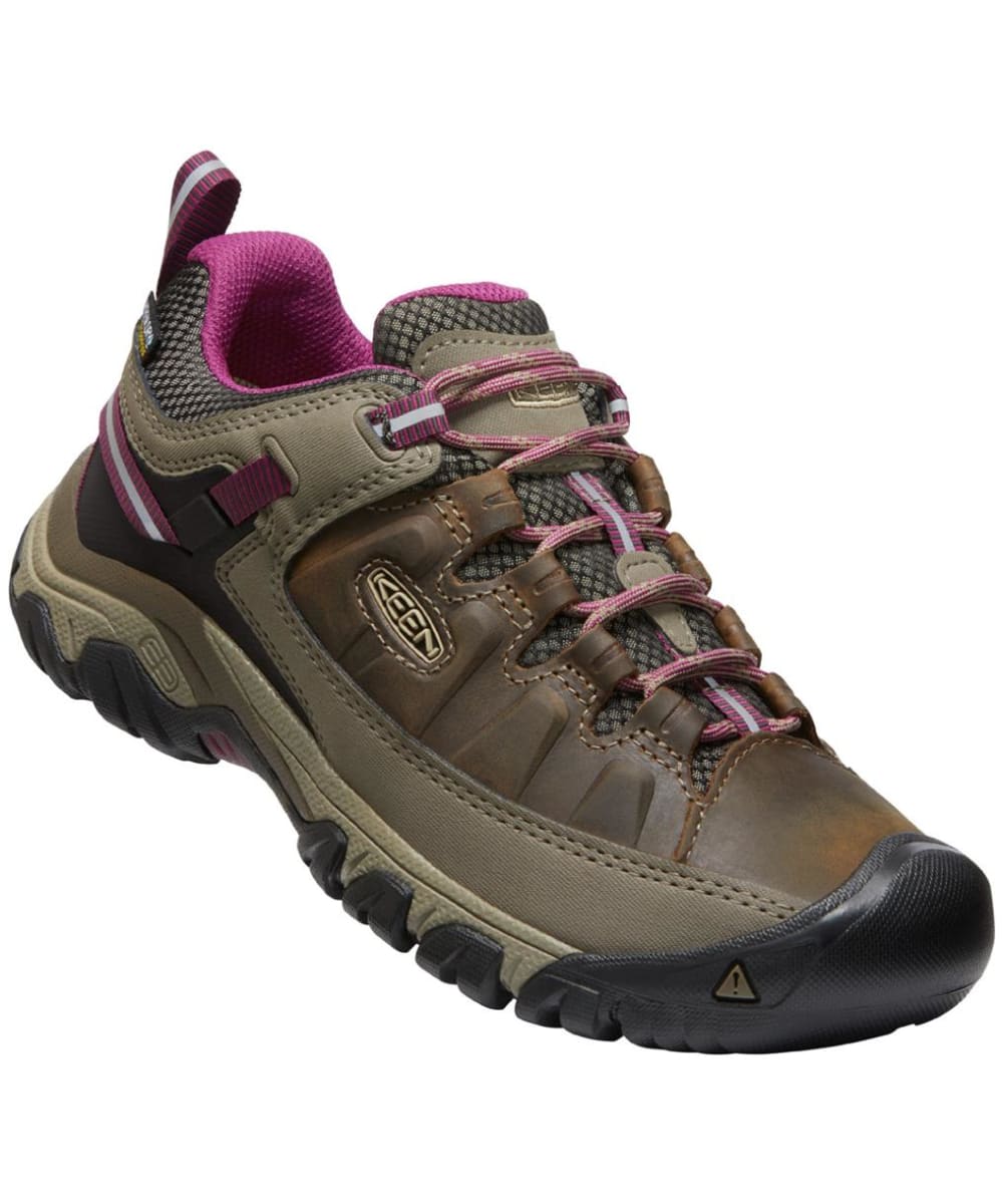 View Womens KEEN Targhee III Waterproof Hiking Shoes Weiss Boysenberry UK 4 information
