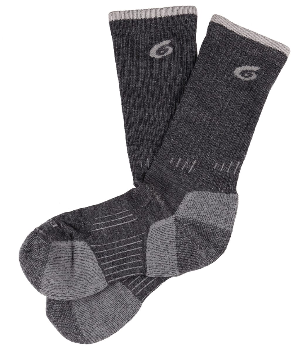 View Mens Point6 Hiking Essential Light Crew Socks Grey S information