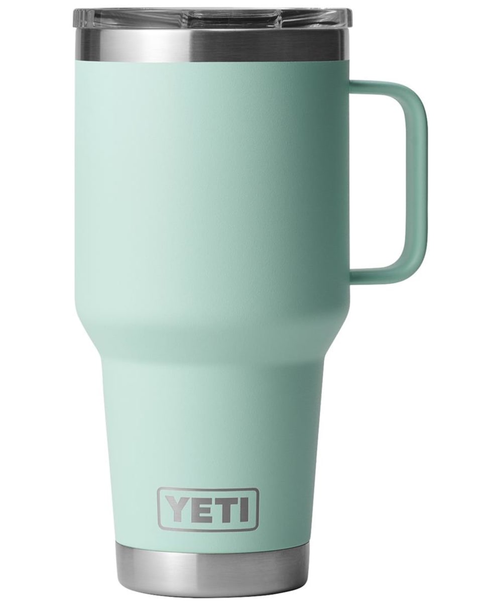 View YETI Rambler 30oz Stainless Steel Vacuum Insulated Leak Resistant Travel Mug Seafoam UK 887ml information