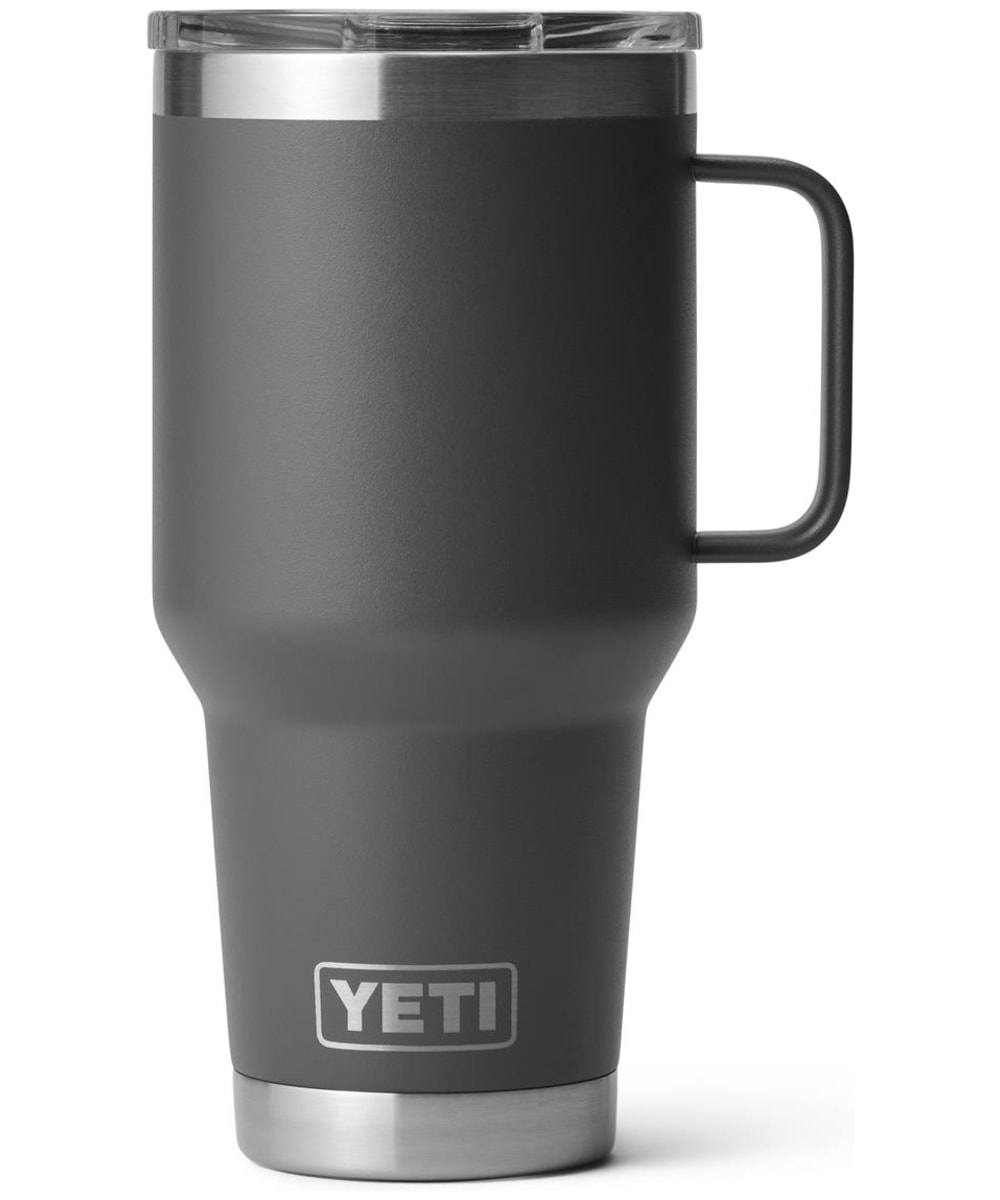 View YETI Rambler 30oz Stainless Steel Vacuum Insulated Leak Resistant Travel Mug Charcoal UK 887ml information