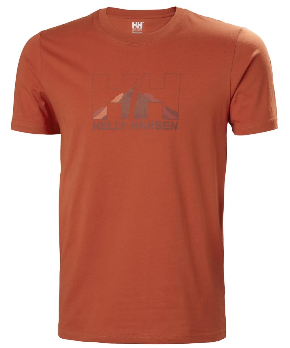 View Mens Helly Hansen Nord Graphic Short Sleeved TShirt Canyon M information