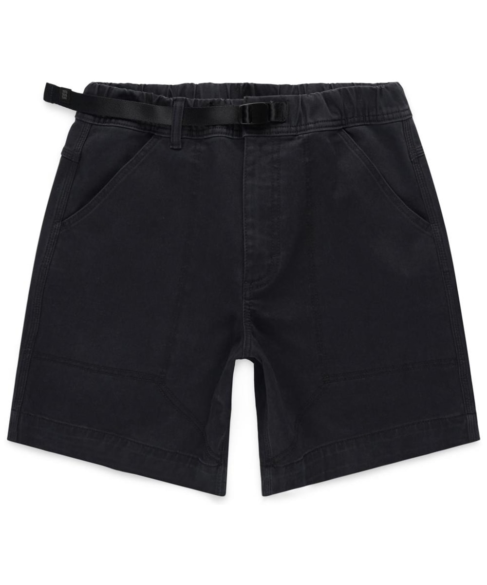 View Mens Topo Designs Relaxed Fit Mountain Shorts Black L information