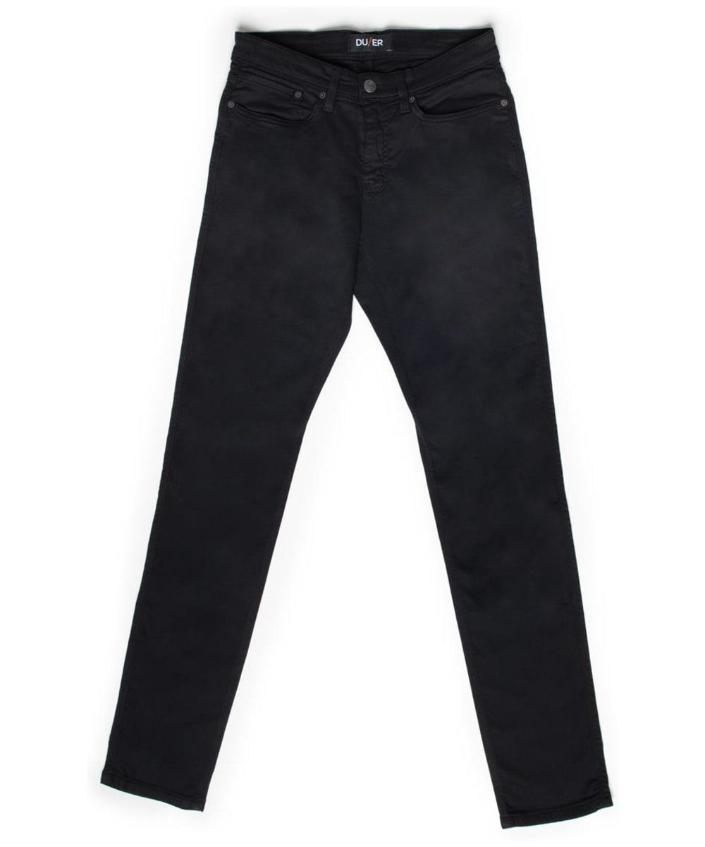 View Mens Duer No Sweat Mid Rise Slim Stretch Jeans Black 36 Long information