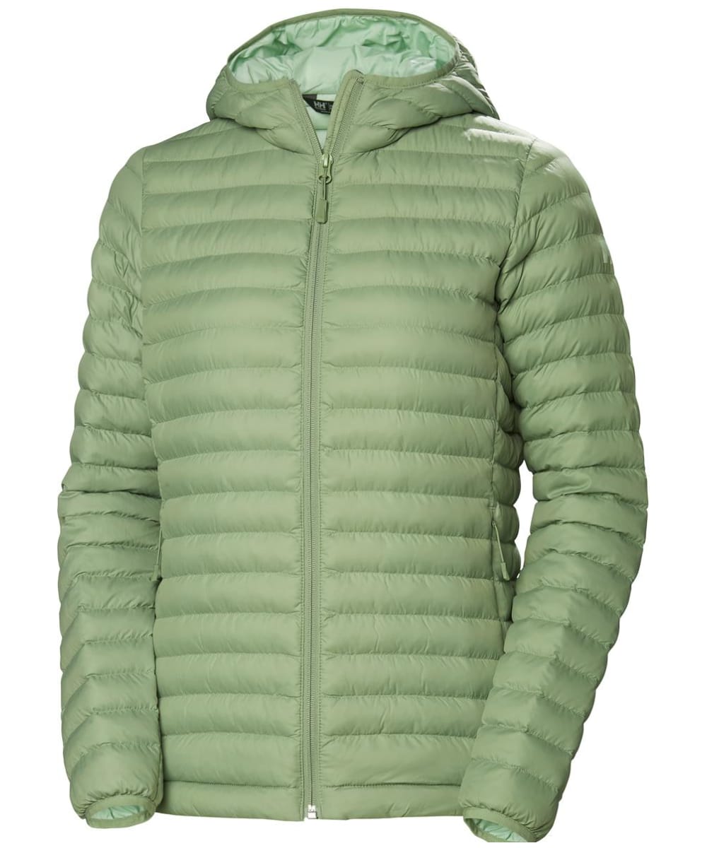 View Womens Helly Hansen Sirdal Hooded Water Repellent Insulator Jacket Jade 20 L information