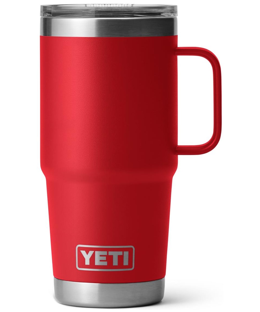 View YETI Rambler 20oz Stainless Steel Vacuum Insulated Leak Resistant Travel Mug Rescue Red UK 591ml information