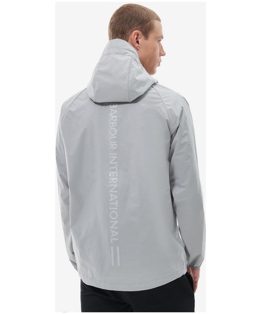 Barbour international hotsell jacket mens Silver