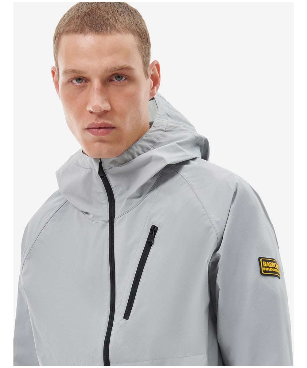 Barbour international mens Silver sales