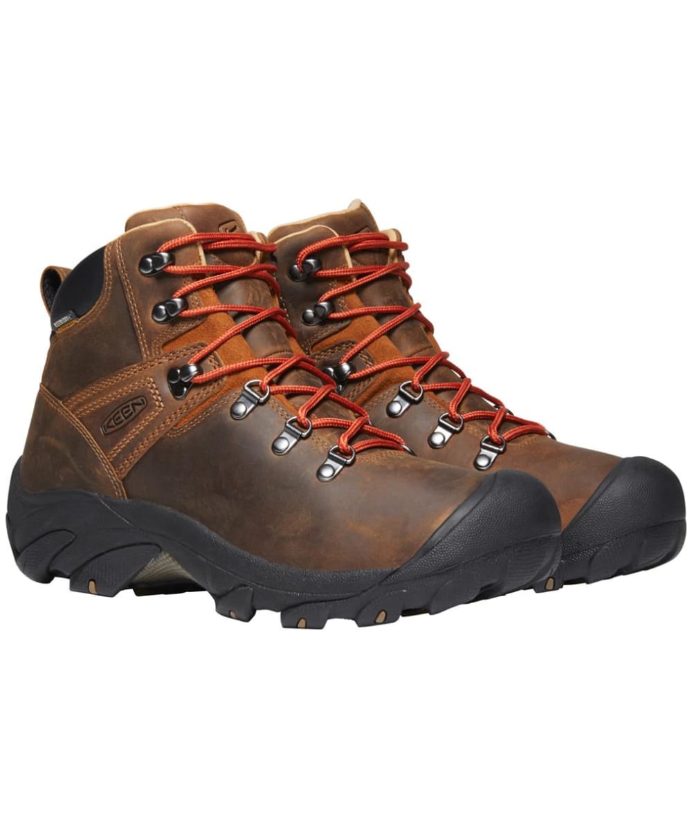 View Mens KEEN Pyrenees Waterproof Leather Boots Syrup UK 8 information