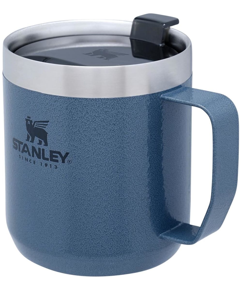 View Stanley Legendary Camp Insulated Stainless Steel Mug with Lid 035L Hammertone Lake 350ml information