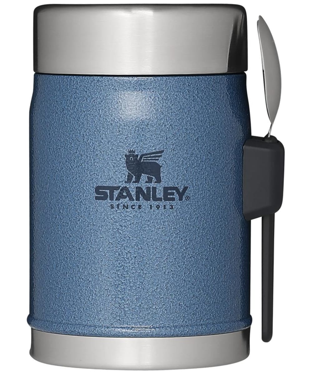 View Stanley Legendary Stainless Steel Insulated Food Jar and Spork 04L Hammertone Lake 400ml information
