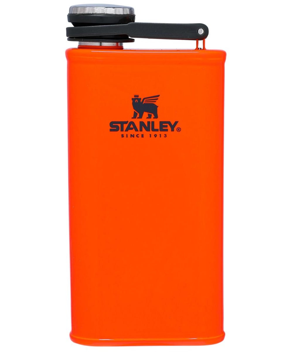 View Stanley EasyFill Wide Mouth Stainless Steel Hip Flask 023L Blaze Orange 230ml information