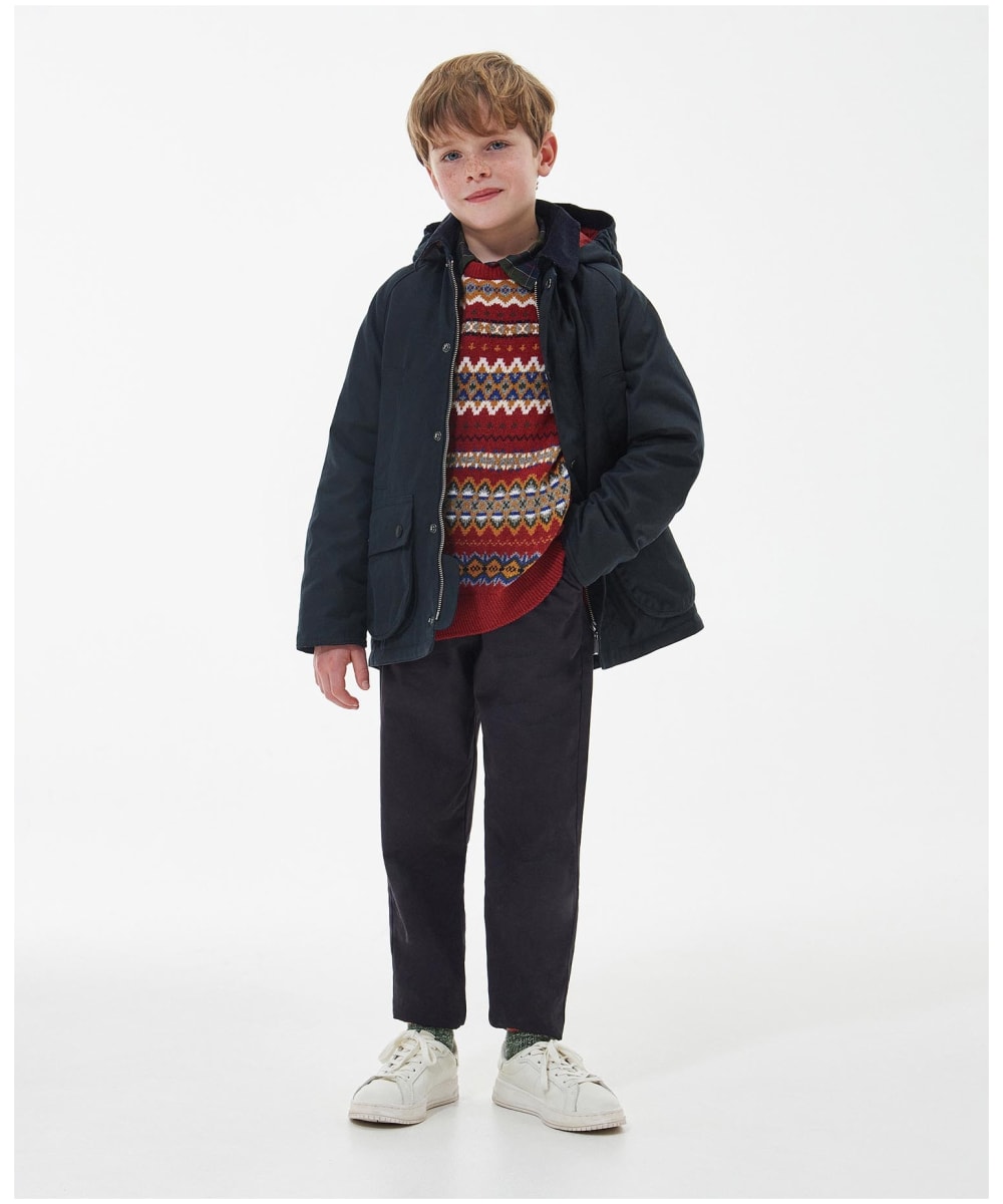 Barbour wax hotsell jacket kids france