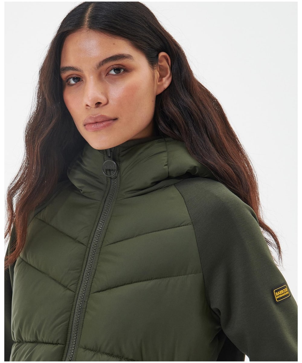 Women s Barbour International Scout Quilted Sweat Jacket