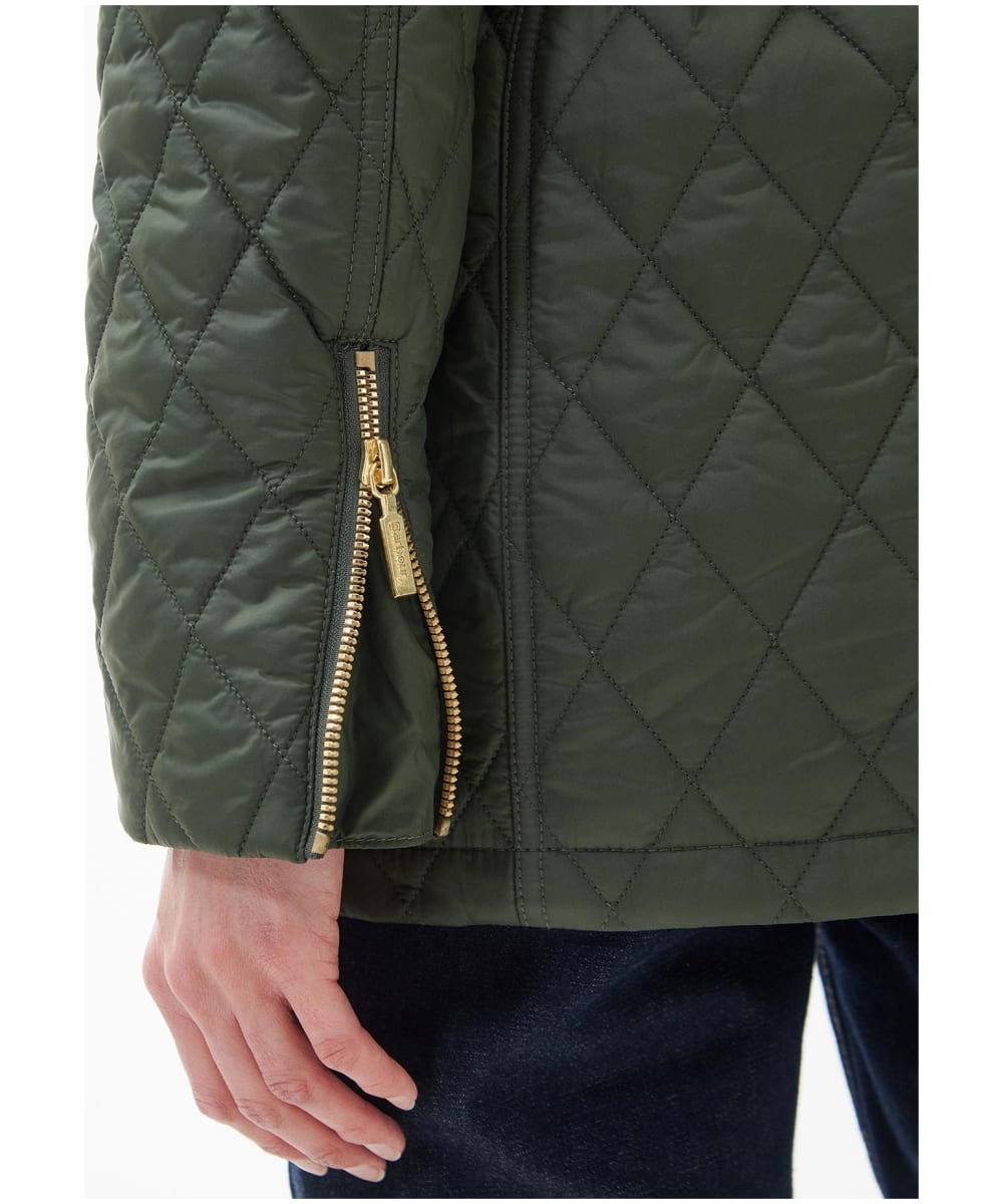 Barbour quilted utility top