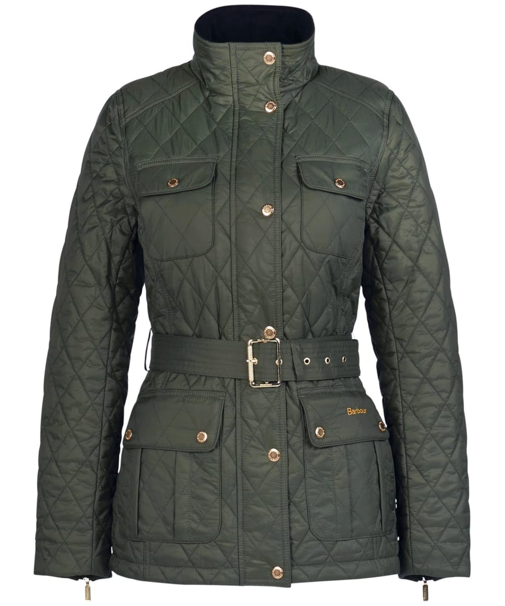 Barbour quilted belted ladies jackets 2025