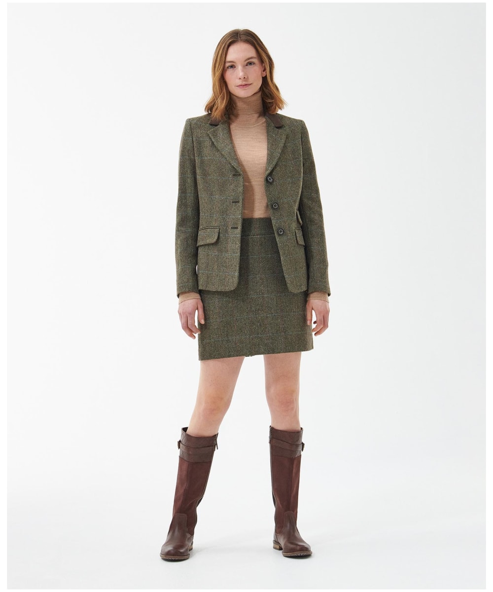 Barbour jacket top womens tweed