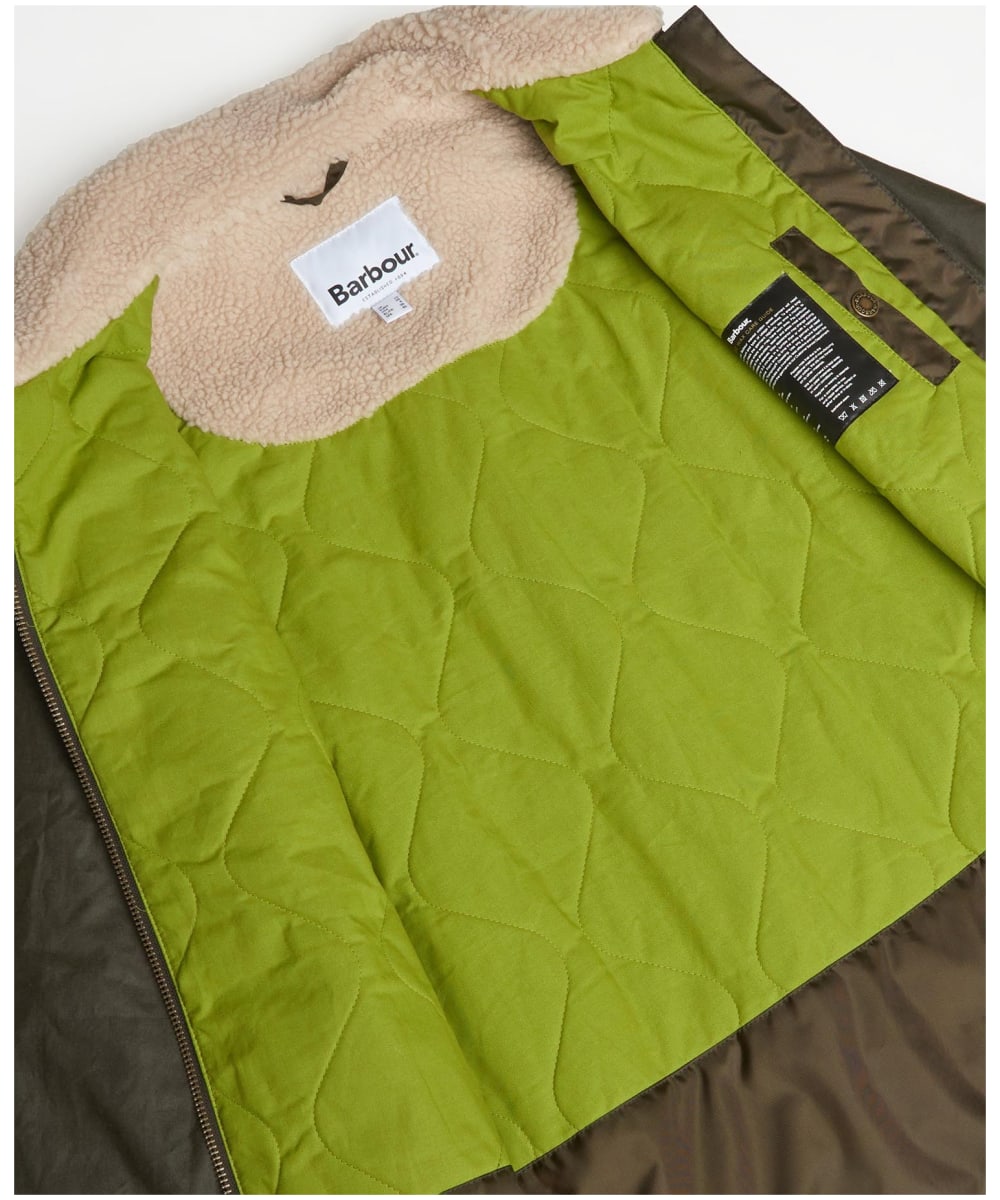 Barbour pine wax hotsell jacket with hood