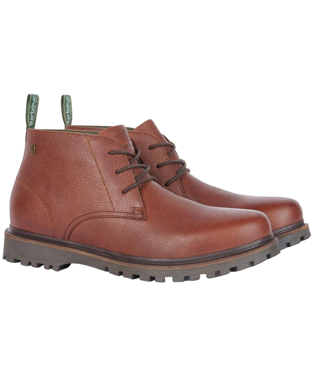 Mens brown sales barbour boots