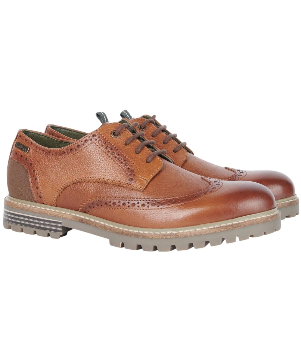 Barbour brown brogues best sale