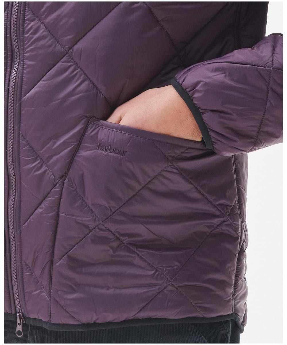Barbour beadnell jacket cheap mens purple