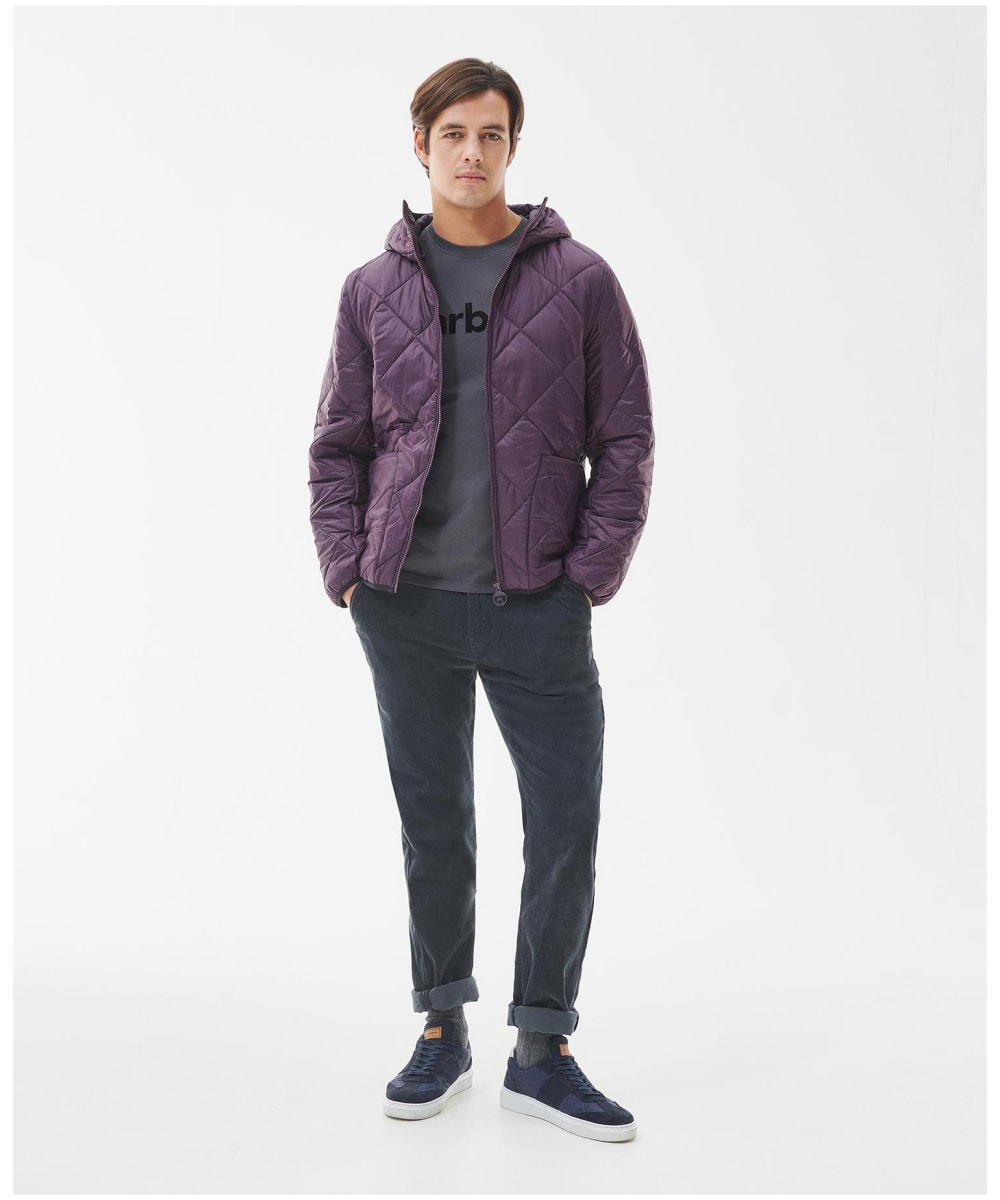 Barbour beadnell on sale jacket mens purple