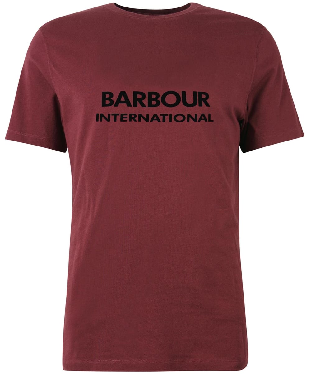 Barbour t shop shirt mens red
