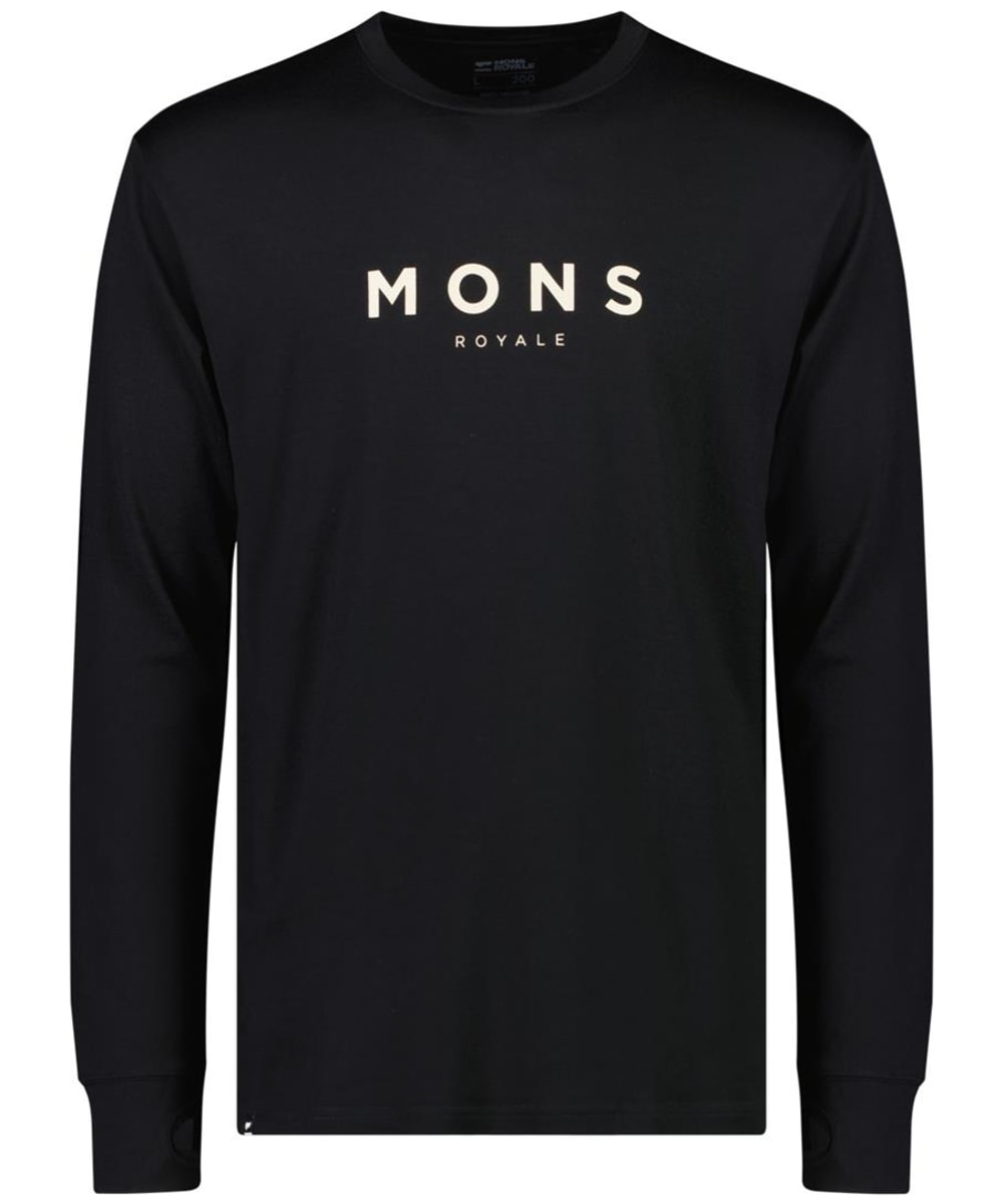 View Mens Mons Royale Yotei Classic Long Sleeve Top Black M information