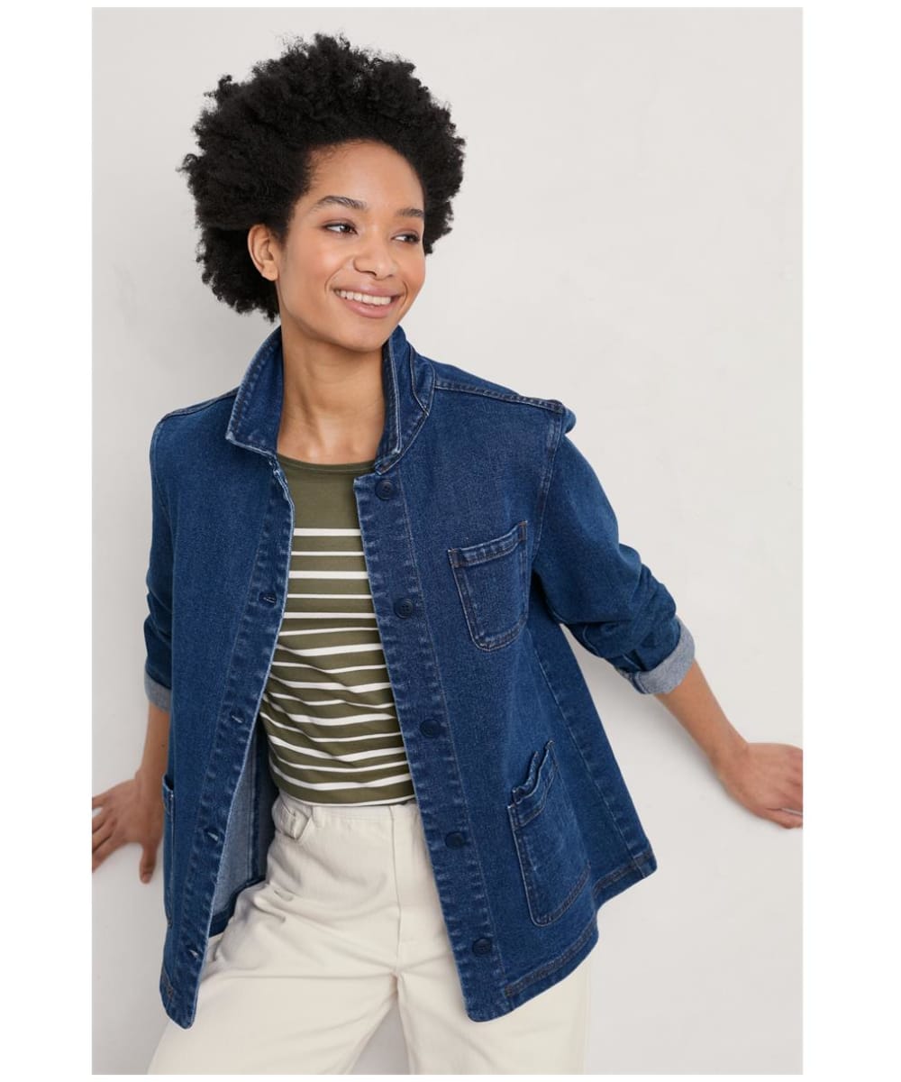 Women s Seasalt Reading Rocks Cotton Denim Jacket
