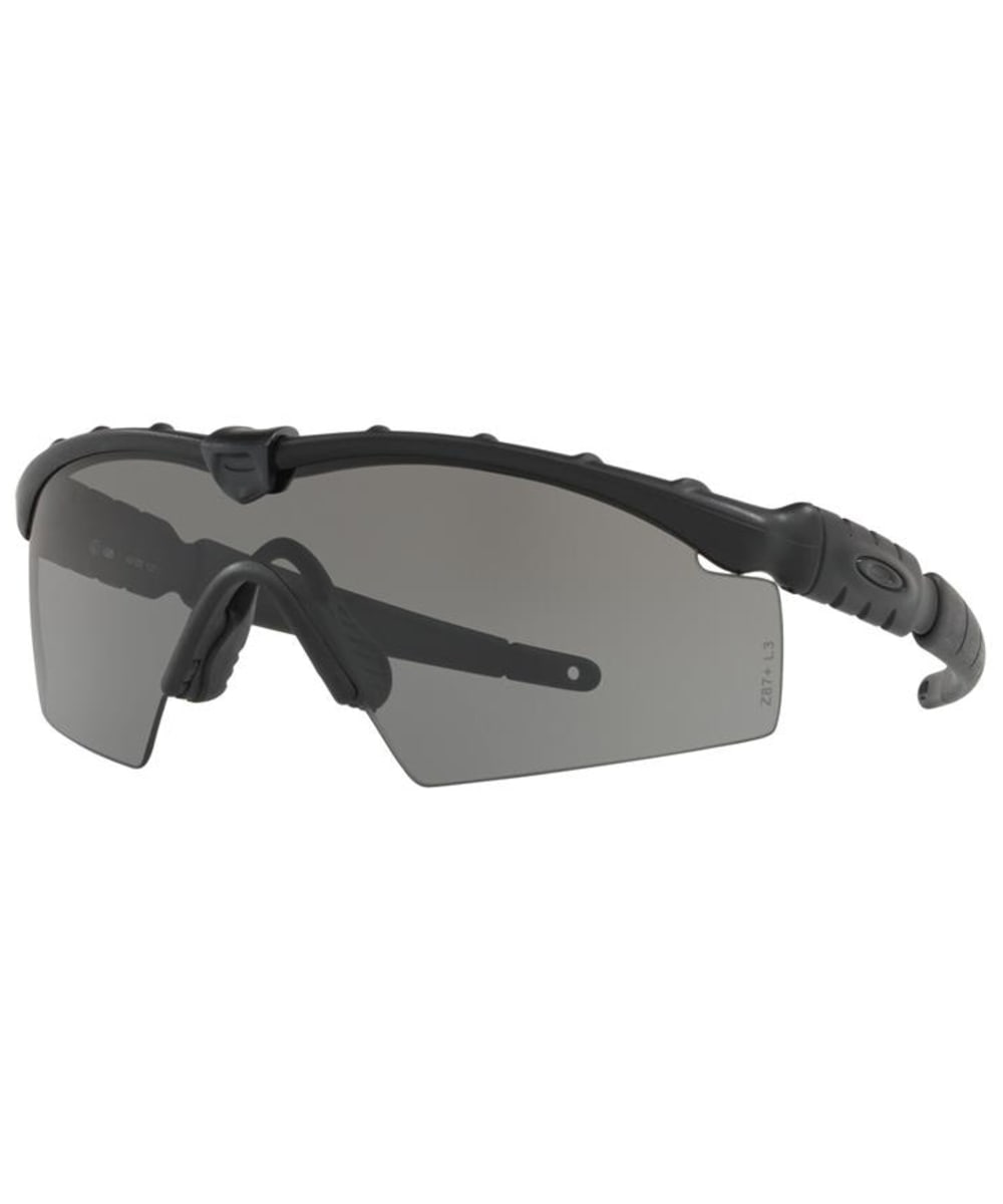 View Oakley Ballistic M Frame 20 Sunglasses Grey Lenses Matte Black One size information
