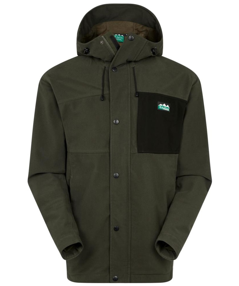 View Mens Ridgeline Tempest Waterproof Windproof and Breathable Field Jacket Forest UK S information