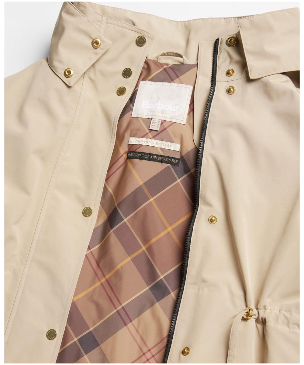 Barbour waterproof jacket womens gold deals