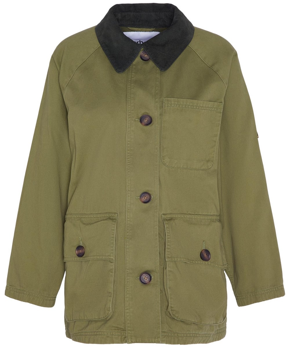 Barbour casual jacket top kids olive