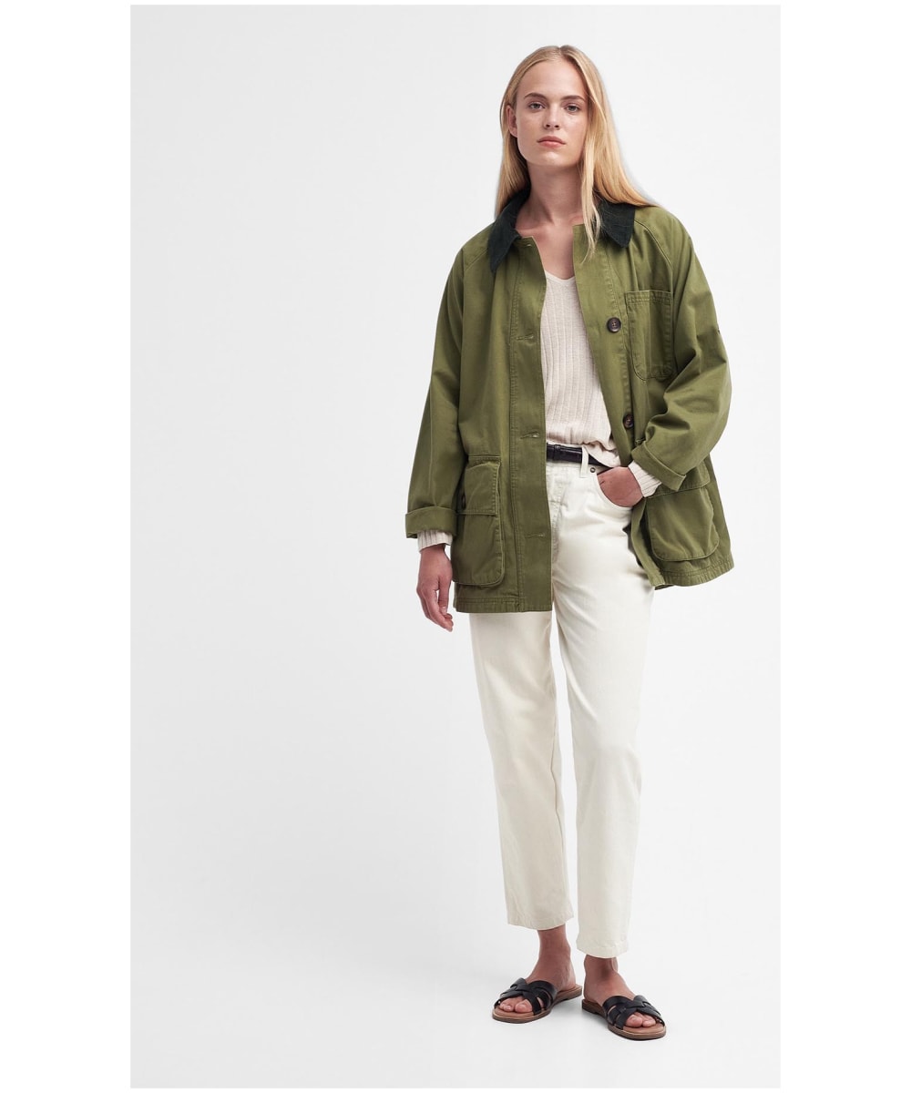Barbour casual jacket womens Green hotsell