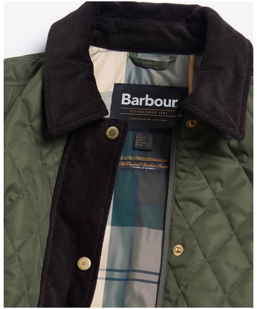 Barbour national trust lily onion quilted jacket bayleaf 2025