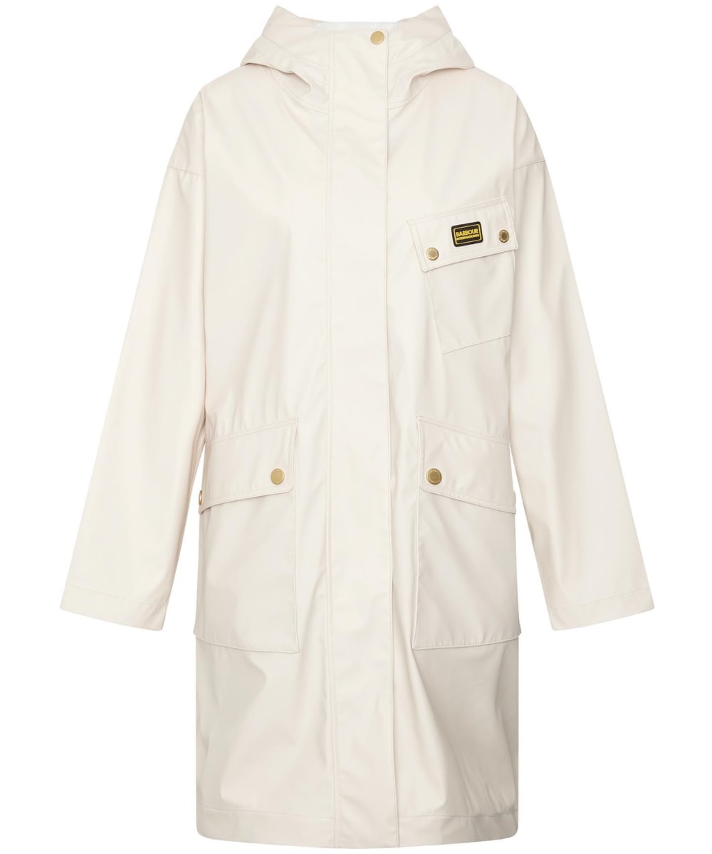 Barbour international jacket white sale